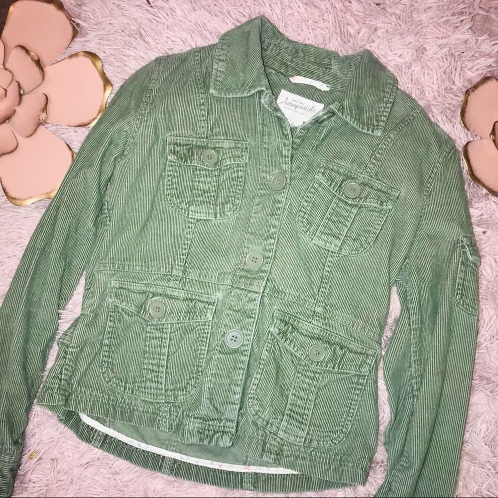 Aeropostale olive green jacket size Small
